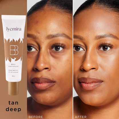 LYCMIRA BB Blur SPF 30: 2-in-1 Tint + Sunscreen | FREE Brush