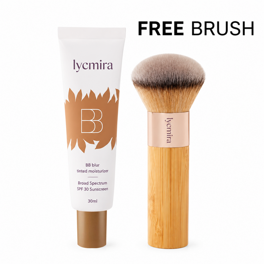 LYCMIRA BB Blur SPF 30: 2-in-1 Tint + Sunscreen | FREE Brush